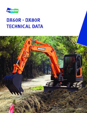 Minikoparki Doosan DX 60 R