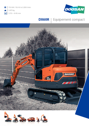 Minikoparki Doosan DX 60 R