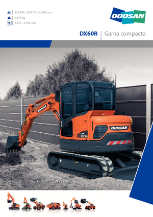 Minikoparki Doosan DX 60 R