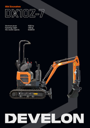 Minikoparki Develon DX10Z 