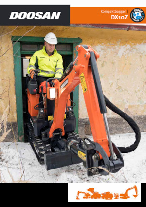 Minikoparki Doosan DX10Z