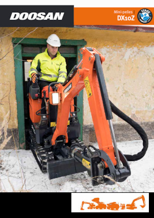 Minikoparki Doosan DX10Z