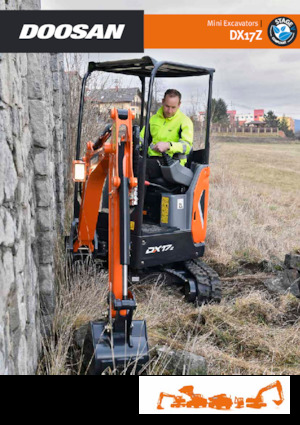 Minikoparki Develon DX17Z