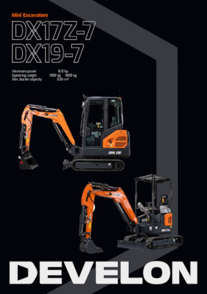 Minikoparki Develon DX19  