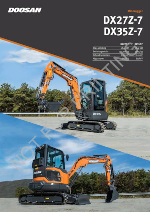 Minikoparki Doosan DX27Z-7