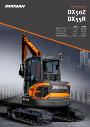 Minikoparki Doosan DX50Z-7