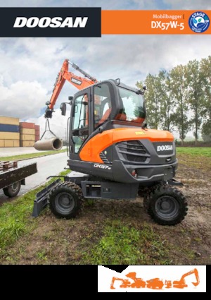 Koparki kołowe Doosan DX57W-5