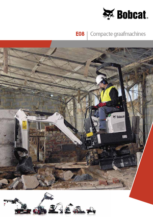 Minikoparki Bobcat E08