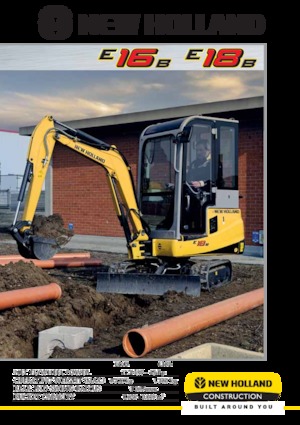 Minikoparki New Holland E16B