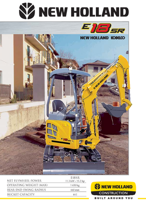 Minikoparki New Holland E18SR