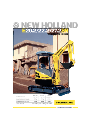 Minikoparki New Holland E22.2SR