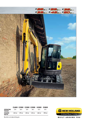 Minikoparki New Holland E50B SR