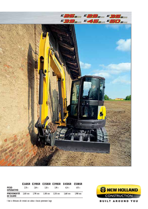 Minikoparki New Holland E50B SR