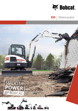 Minikoparki Bobcat E55