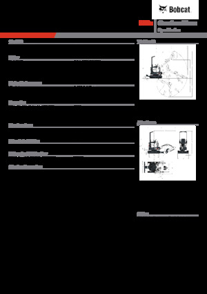 Minikoparki Bobcat E10z