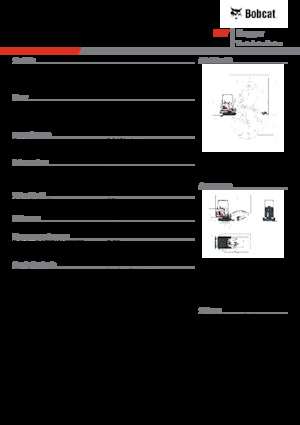 Minikoparki Bobcat E17