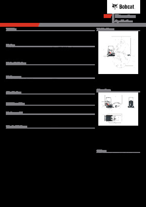 Minikoparki Bobcat E17