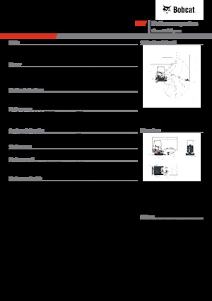 Minikoparki Bobcat E17