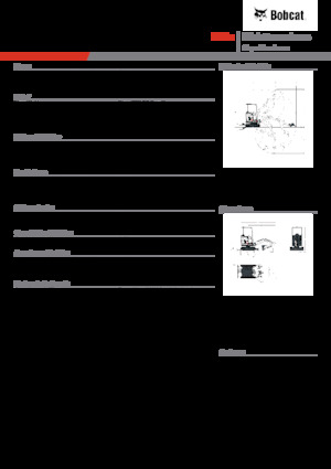 Minikoparki Bobcat E17z