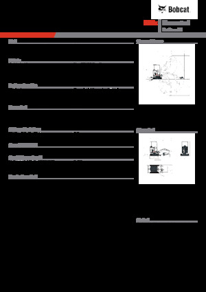 Minikoparki Bobcat E17z