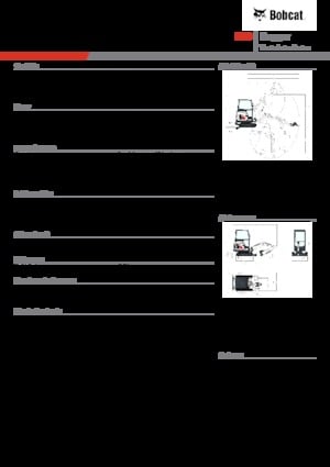 Minikoparki Bobcat E19