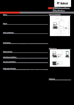 Minikoparki Bobcat E19