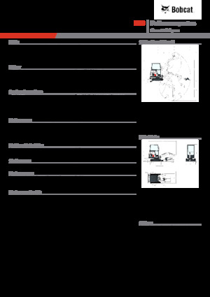 Minikoparki Bobcat E19