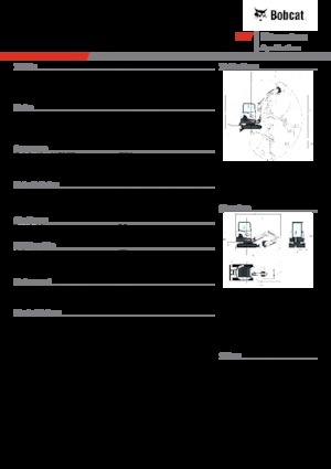 Minikoparki Bobcat E27