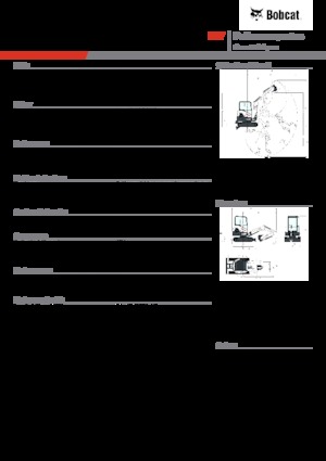 Minikoparki Bobcat E27