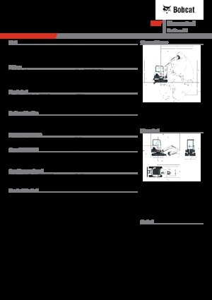 Minikoparki Bobcat E27