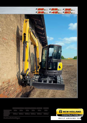Minikoparki New Holland E35B