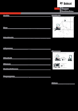 Minikoparki Bobcat E35z