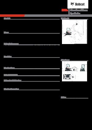 Minikoparki Bobcat E35z