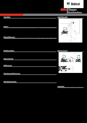 Minikoparki Bobcat E50z