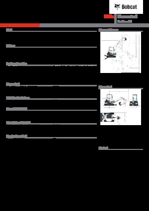 Minikoparki Bobcat E50z