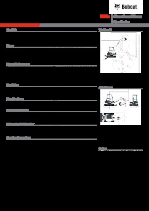 Minikoparki Bobcat E50z