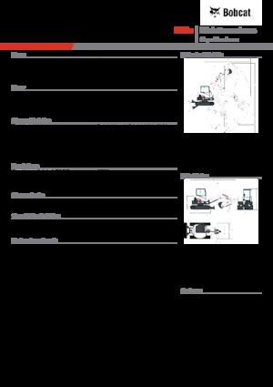 Minikoparki Bobcat E55z