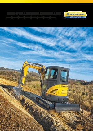 Minikoparki New Holland E18C