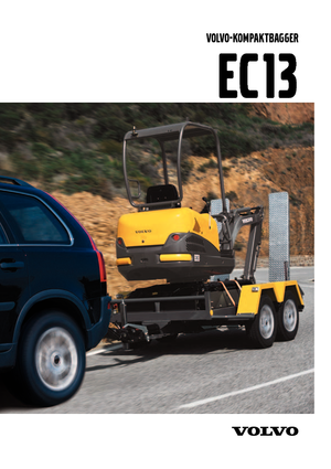 Minikoparki Volvo EC13XTV