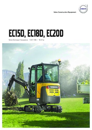 Minikoparki Volvo EC15D