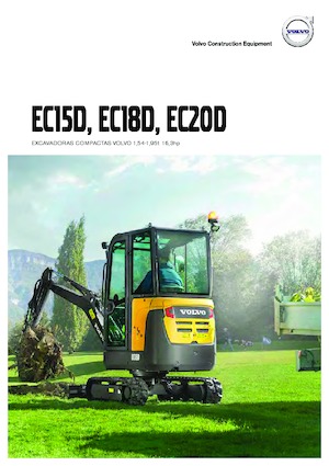 Minikoparki Volvo EC18D