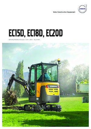 Minikoparki Volvo EC18D