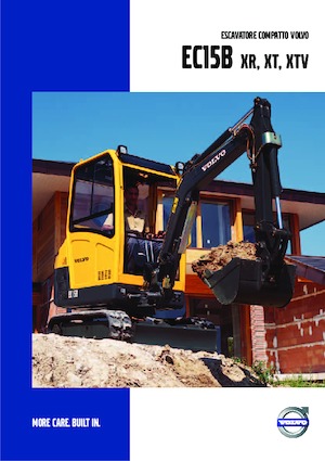 Minikoparki Volvo EC15B XT