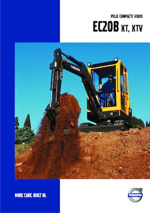 Minikoparki Volvo EC20B XTV
