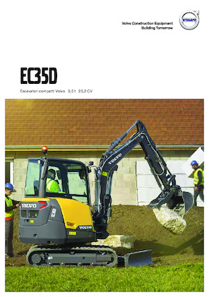 Minikoparki Volvo EC35D