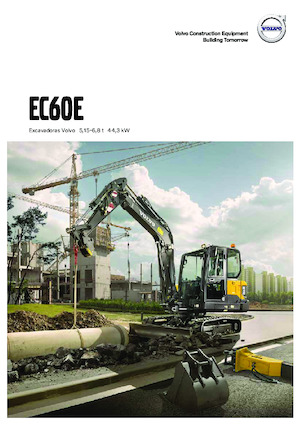 Minikoparki Volvo EC60E