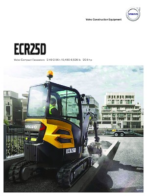 Minikoparki Volvo ECR25D