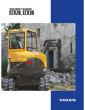 Minikoparki Volvo ECR28