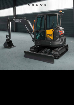 Minikoparki Volvo ECR40