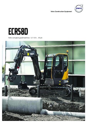 Minikoparki Volvo ECR58D